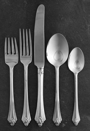 LEAF (Stainless) 5 Piece Place Setting