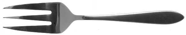 Trista (Stainless) Medium Solid Cold Meat Serving Fork