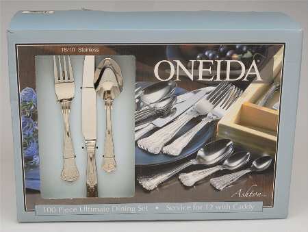 Ashton (Stainless) 100 Piece Set & Caddy