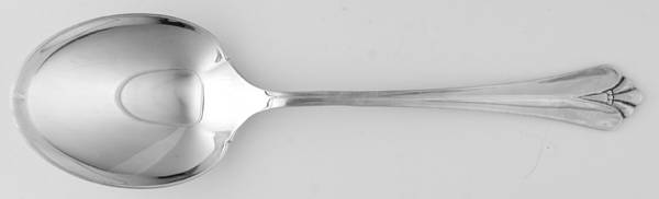 Royal Flute (Silverplate) Solid Smooth Casserole Spoon