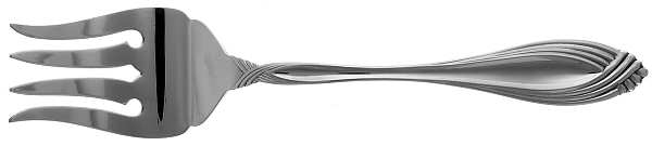 Heiress (Silverplate) Medium Solid Cold Meat Serving Fork