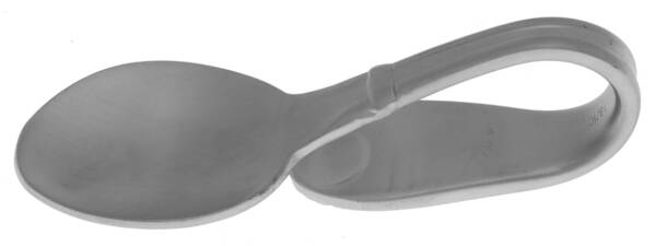 Garnet (Stainless) Baby Spoon with Curved Handle HC