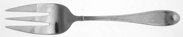 Garnet (Stainless) Medium Solid Cold Meat Serving Fork