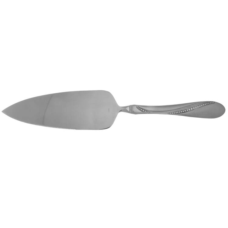 Satin Normandy (Stainless) Pie Server with Serrated Stainless Blade HC