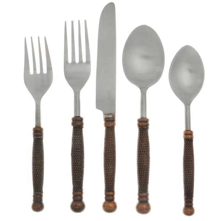 Copper Wire (Stainless) 5 Piece Place Setting