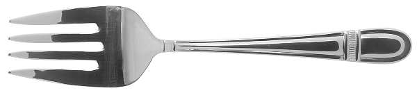 Corbel (Stainless, Glossy) Medium Solid Cold Meat Serving Fork