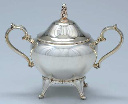 Huntington (Silverplate, Hollowware) Sugar Bowl & Lid