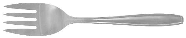 Vallarta (Stainless) Small Solid Cold Meat Serving Fork