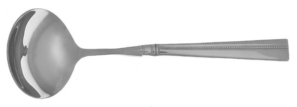 Perspective (Stainless) Gravy Ladle with No Spout Stainless Bowl HC