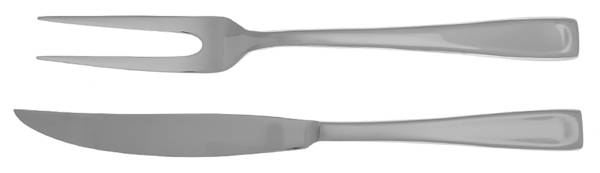 Moda (Stainless) Large 2-Piece Roast Carving Set, Solid Piece