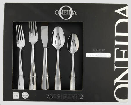 Moda (Stainless) 75 Piece Set
