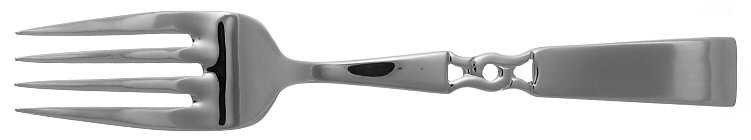Embrace (Stainless) Medium Solid Cold Meat Serving Fork