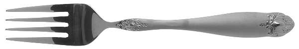 Brooch (Stainless) Individual Salad Fork