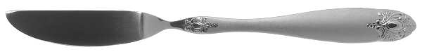 Brooch (Stainless) Flat Handle Master Butter Knife
