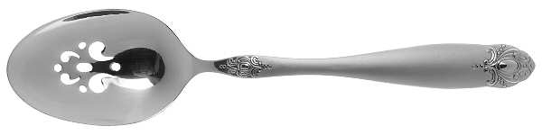 Brooch (Stainless) Pierced Tablespoon (Serving Spoon)