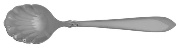 Jessica (Stainless, Glossy) Sugar Shell Spoon