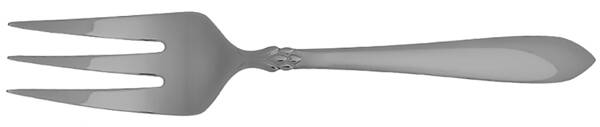 Jessica (Stainless, Glossy) Medium Solid Cold Meat Serving Fork