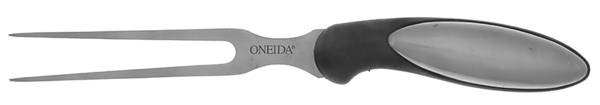 Contoura (Stainless) Small Steak Carving Fork with Stainless Prongs