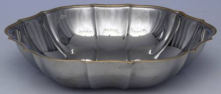 Golden Royal Chippendale (Stnl, GoldAccent, Hllwr) 10" Round Vegetable Bowl