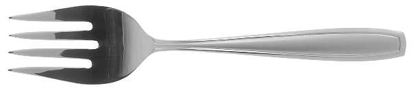 Satin Bristol Everdale (Stainless) Medium Solid Cold Meat Serving Fork