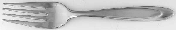 Aurora (Stainless) Medium Solid Cold Meat Serving Fork