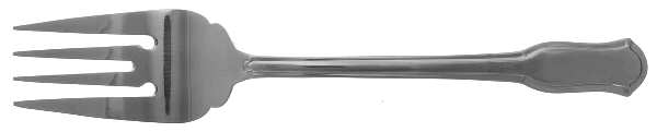 Jamison (Stainless) Medium Solid Cold Meat Serving Fork