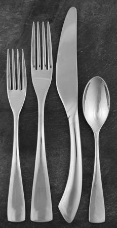Curva (Stainless) 4 Piece Place Setting
