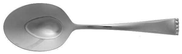 Classic Pearl (Stainless) Solid Smooth Casserole Spoon
