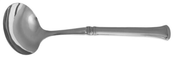 Apollonia (Stainless) Gravy Ladle with No Spout Stainless Bowl HC