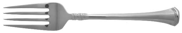 Apollonia (Stainless) Medium Solid Cold Meat Serving Fork