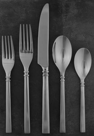 Shaker (Stainless) 5 Piece Place Setting