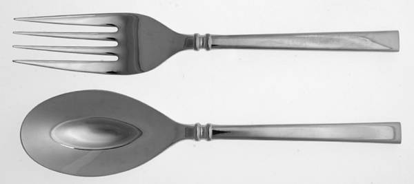 Shaker (Stainless) Solid Serving Set