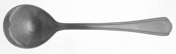 Dahlia (Stainless) Round Bowl Soup Spoon (Cream Soup)