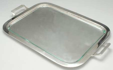 Sterling Hollowware Large Silverplate Waiter Tray