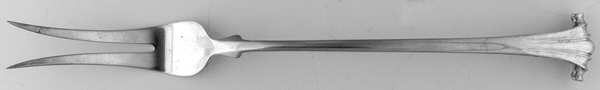ONS9 (Sterling) Solid Chop Serving Fork