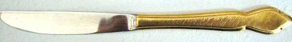 Golden Shoreham (Gold Electroplate) Modern Solid Knife