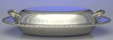 Arcadia (Silverplate, Hollowware) Oval Covered Vegetable