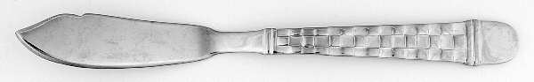 Checkers (Stainless, Glossy) Flat Handle Master Butter Knife