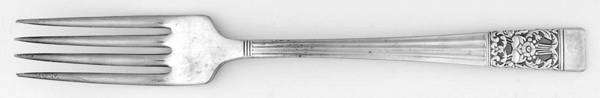 Coronation (Silverplate, 1936, Monograms) Fork
