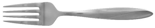 Simmer (Stainless) Medium Solid Cold Meat Serving Fork by Oneida Silver