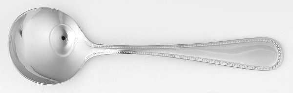 Pearl (Stainless) Round Bowl Soup Spoon (Cream Soup) by Oneida Silver