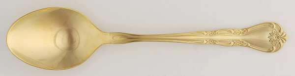 Golden Rose Flute(Gold Electroplate) Place/Oval Soup Spoon