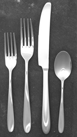 Otello (Stainless, Circle in a Square Backstamp) 4 Piece Place Setting