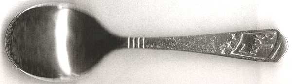 OHS352 (Silverplate) Straight Handle Baby Spoon