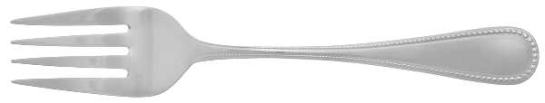 Royal Pearl (Stainless) Medium Solid Cold Meat Serving Fork