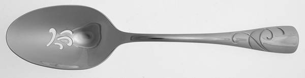 Serif (Stainless) Pierced Tablespoon (Serving Spoon)