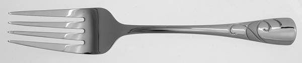 Serif (Stainless) Medium Solid Cold Meat Serving Fork