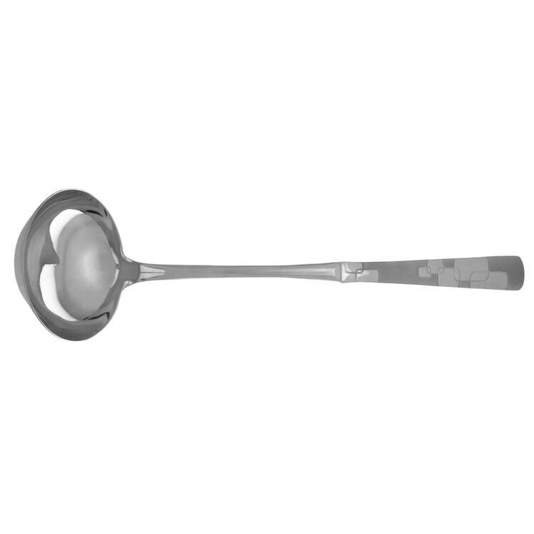 Quadratic (Stainless) Soup Ladle with Stainless Bowl HC