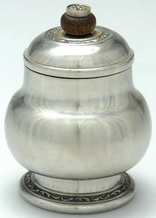 OHS362 (Stainless, Hollowware) Sugar Bowl with Lid