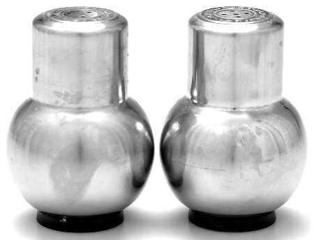 OHS362 (Stainless, Hollowware) Salt and Pepper Set
